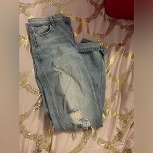 ultra high rise mom jeans